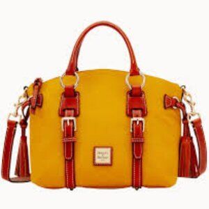 Dooney & Bourke Pebble Grain Domed Leather Bristol Satchel